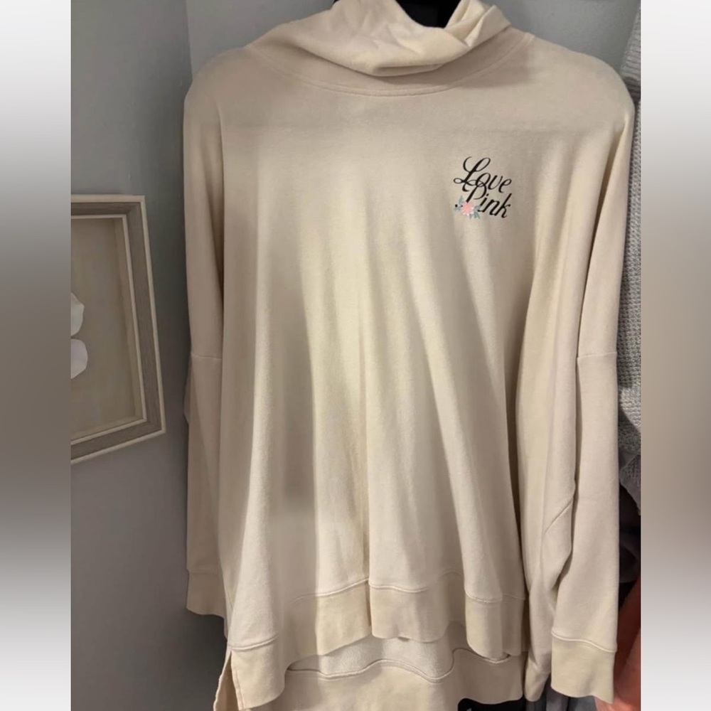 Love Pink Cream Hoodie